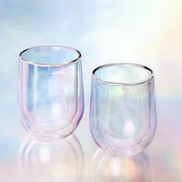 Corkcicle Prism Edition Doubled Walled Glass Stemless Set