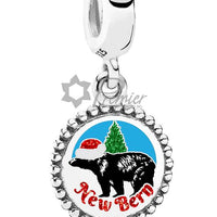NB Custom Charm- Christmas Bear
